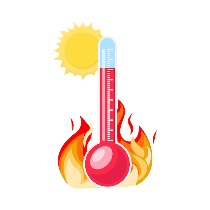 Vecteur illustration de chaud