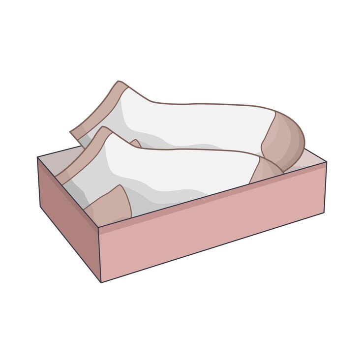 Illustration de la chaussette