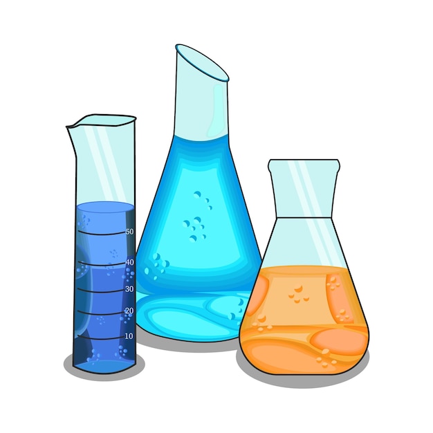 Vecteur illustration de la chimie