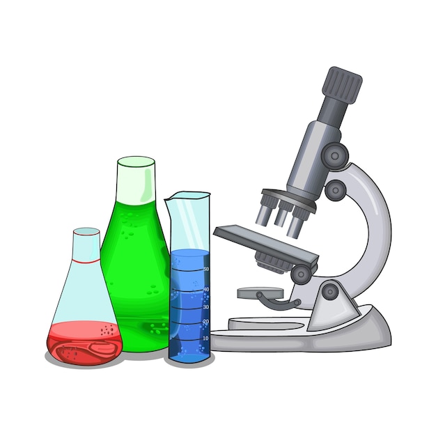 Vecteur illustration de la chimie