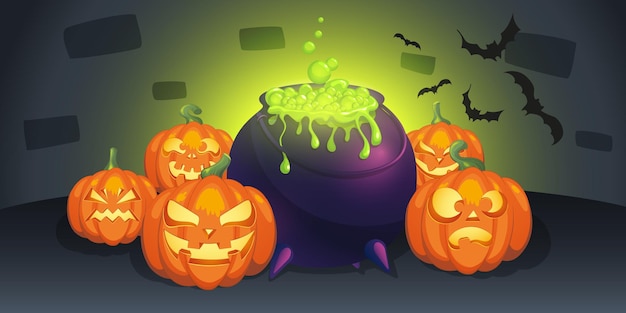 Illustration De Citrouille D'halloween