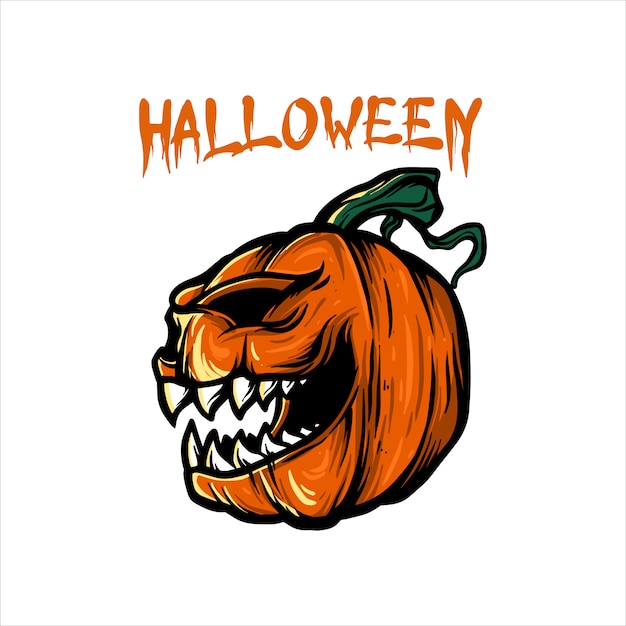 Illustration De Citrouille D'halloween