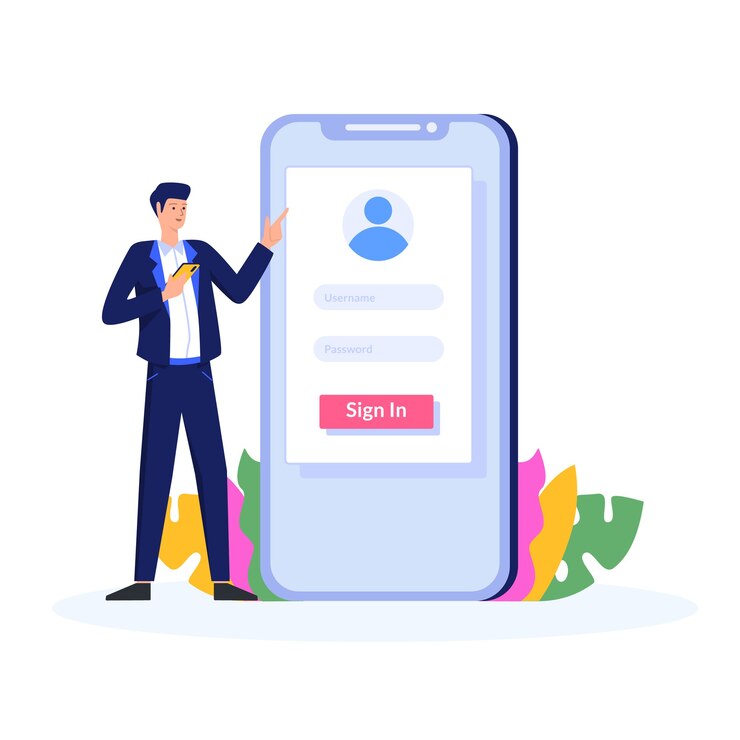 illustration de concept de connexion