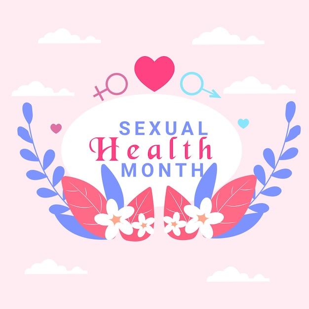 Illustration De Concept De Mois De Santé Sexuelle