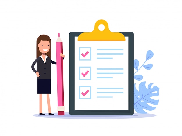 Illustration de concept de plan d'affaires.