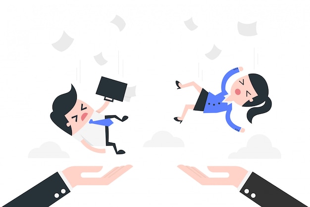 Illustration de concept de soutien gouvernemental.