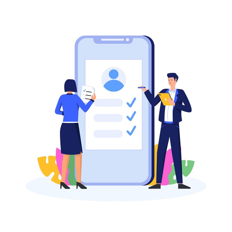illustration de concept vérifié