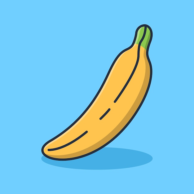 Illustration De Conception D'une Banane Mûre à L'aspect Délicieux