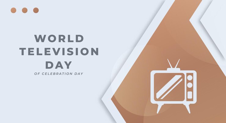 Vecteur illustration de conception de célébration de la journée mondiale de la télévision heureuse pour la publicité de bannière d'affiche de fond