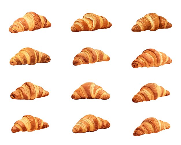 Illustration De La Conception Du Croissant Clipart