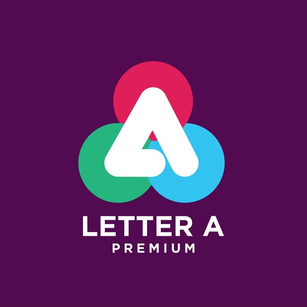 Vecteur une illustration de la conception du logo abstraite des lettres