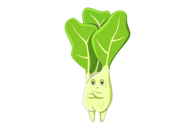 Illustration de la conception du personnage de Cute Pak Coy