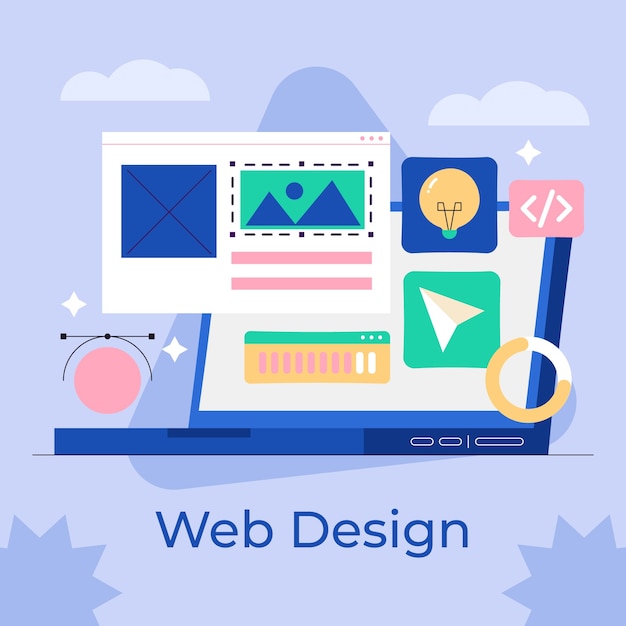 Illustration de la conception du Uiux