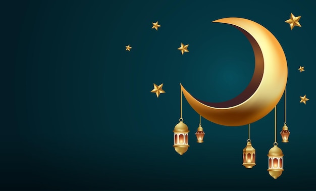 Illustration De Conception De Fond Bannière Ramadan Kareem