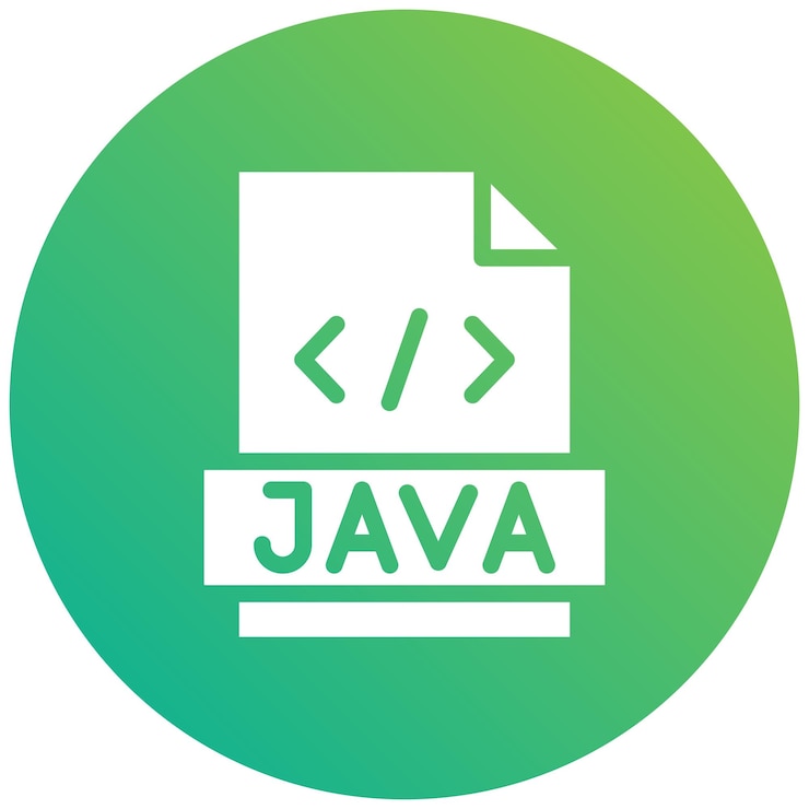 Vecteur illustration de la conception de l'icône vectorielle java
