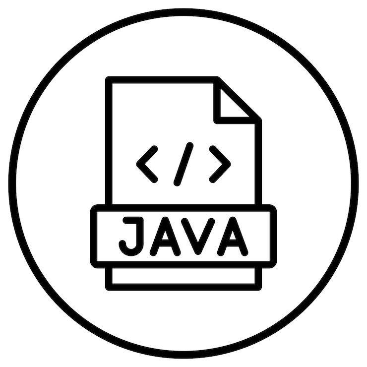 Vecteur illustration de la conception de l'icône vectorielle java