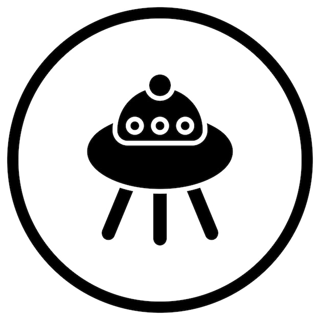 Vecteur illustration de la conception de l'icône vectorielle ufo