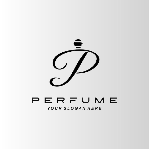 Illustration De Conception De Logo De Bouteille De Parfum De Luxe Pour Les Produits De La Société De Salon De Beauté Cosmétique