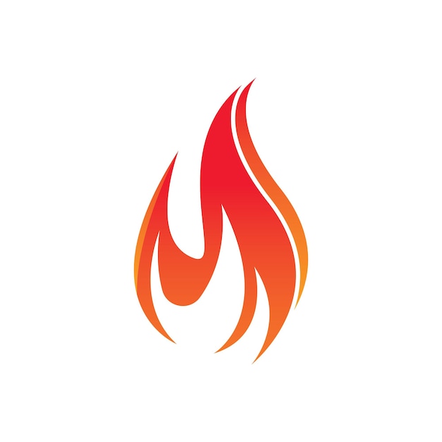 Illustration de conception de logo de feu et symbole de feu