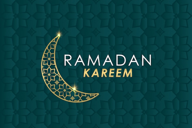 Vecteur illustration de conception de modèle de ramadan kareem