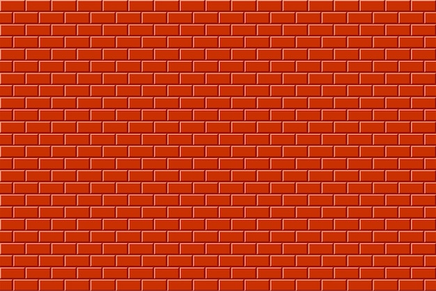 Illustration De Conception De Vecteur De Fond De Mur De Brique Orange