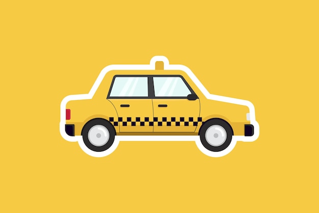 Illustration De Conception De Vecteur De Service De Taxi En Ligne