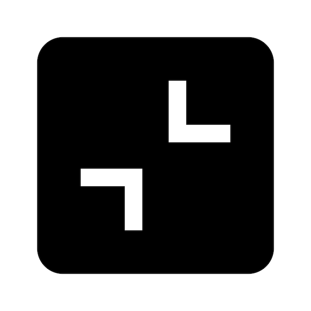 illustration de la conception vectorielle de l'icône du bouton de minimisation