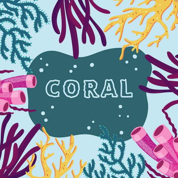 Illustration De Corail De Mer