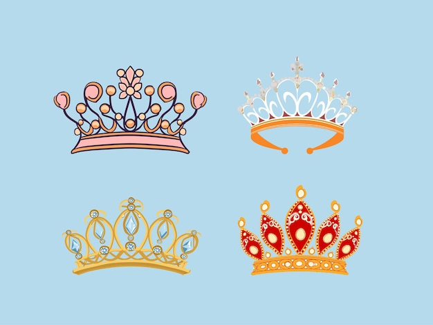 Vecteur illustration de la couronne de la reine