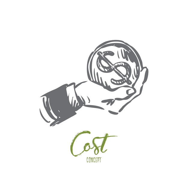 Illustration De Coût à La Main