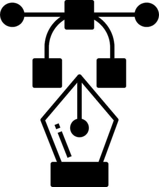 Illustration Créative De Glyphes Et De Vecteurs Linéaires