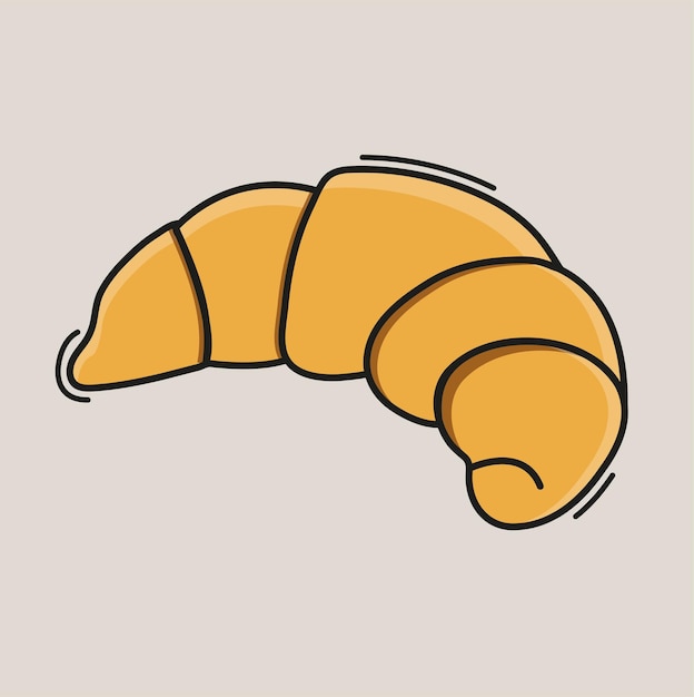 Vecteur illustration de croissant