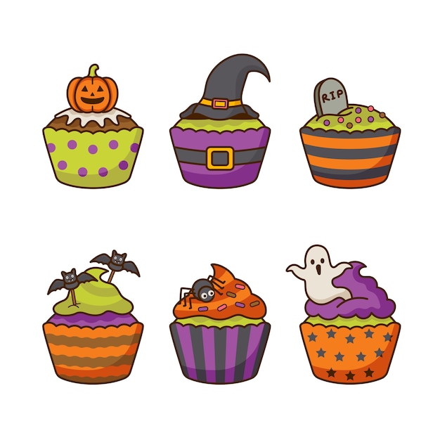 Illustration De Cupcake Halloween