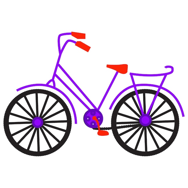 Vecteur illustration de cycle mignon