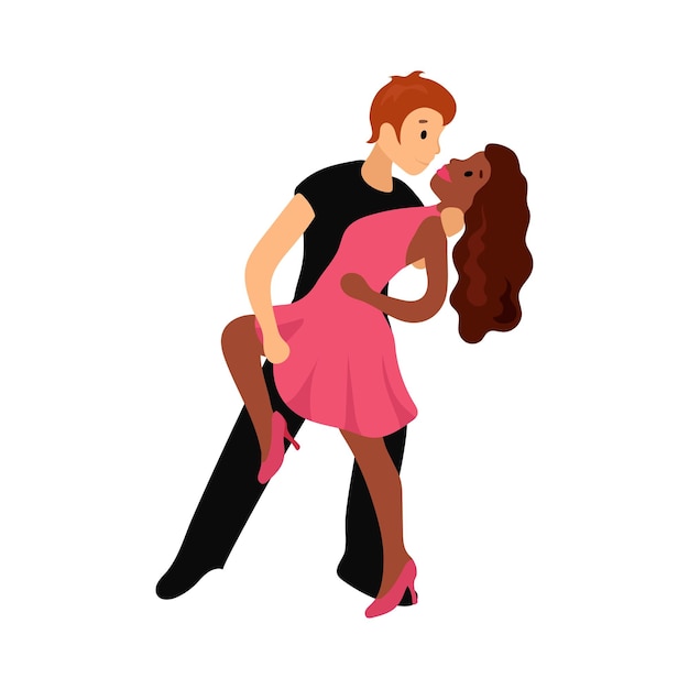 Illustration De Danse De Couple