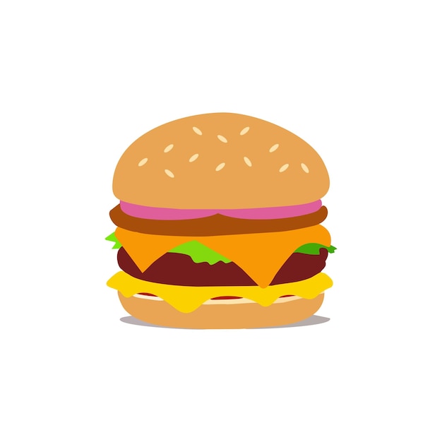 Illustration d'un délicieux hamburger