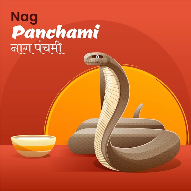 Illustration Détaillée Du Panchami Nag