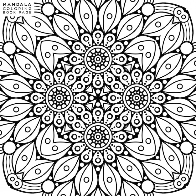 Illustration Détaillée De Mandala Décoratif