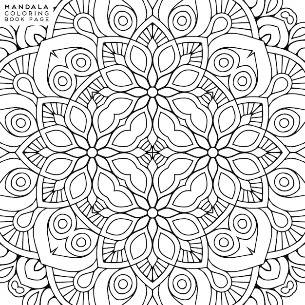 Illustration Détaillée De Mandala Décoratif