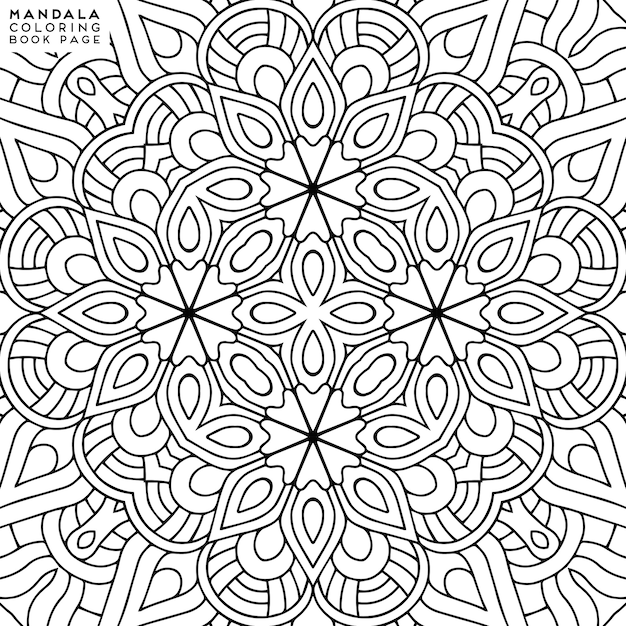 Illustration Détaillée De Mandala Décoratif