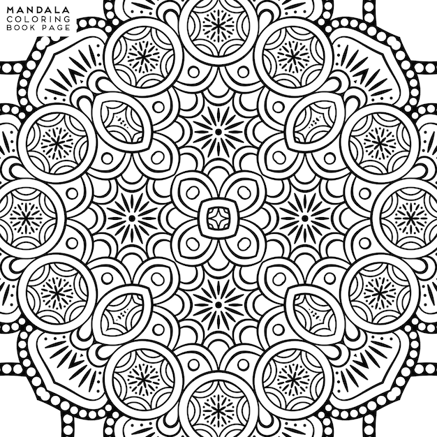 Illustration Détaillée De Mandala Décoratif