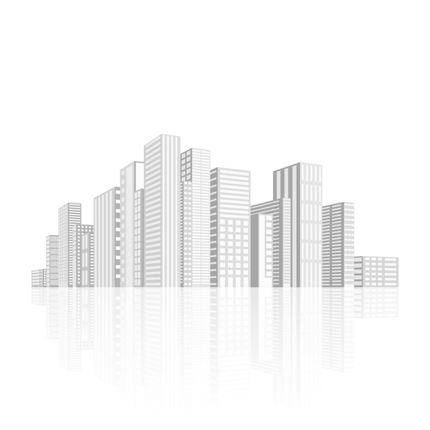 Illustration du bâtiment et de la ville