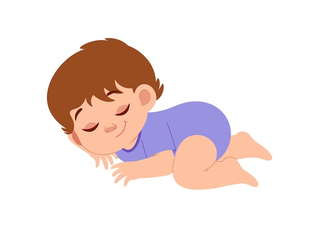 L'illustration du bébé qui dort