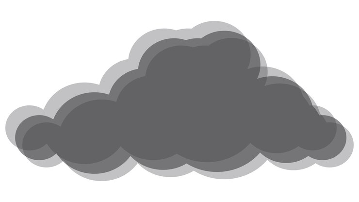Vecteur illustration du brouillard