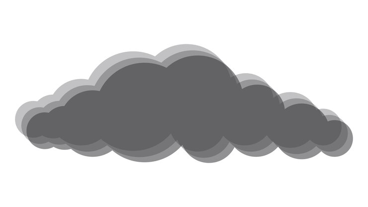 Vecteur illustration du brouillard
