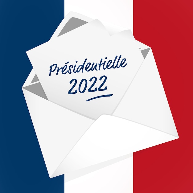 Illustration Du Bulletin De Vote De L'élection Présidentielle Française