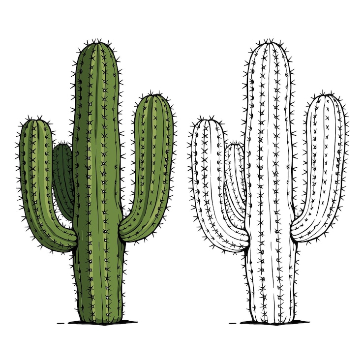 Vecteur illustration du cactus