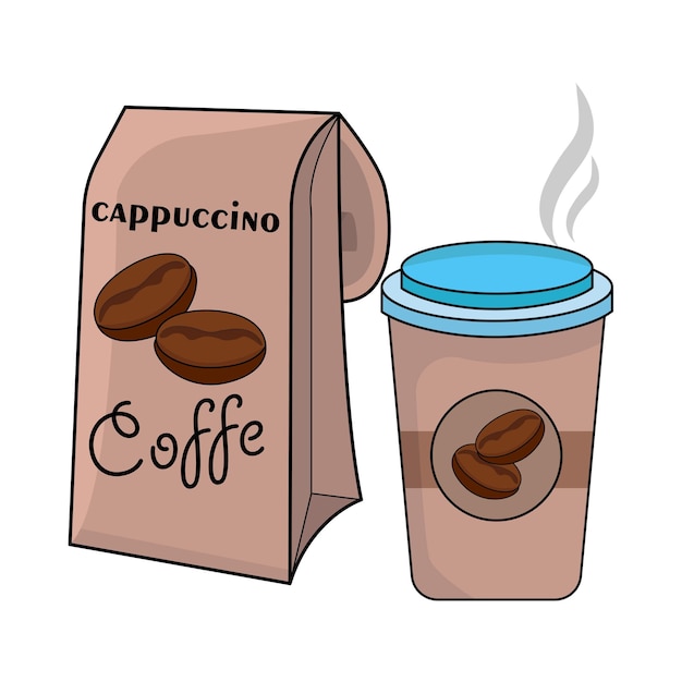 Vecteur illustration du café