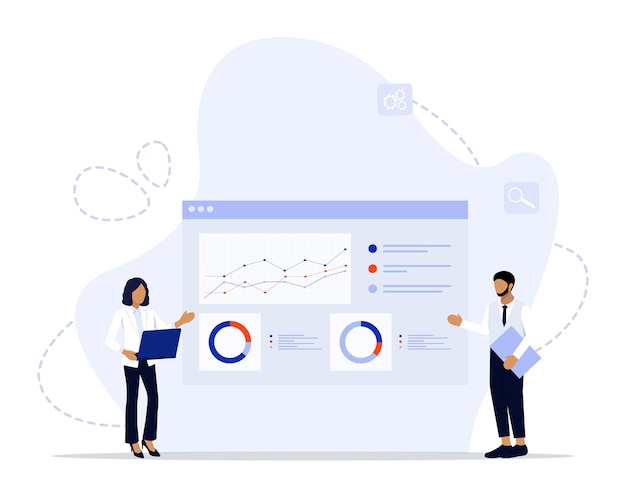 Illustration Du Concept D'analyse De Configuration