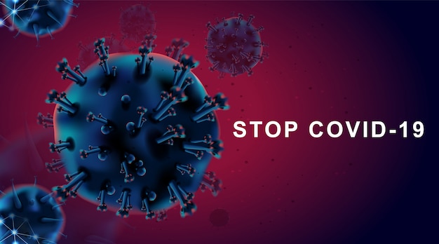 Vecteur illustration du concept coronavirus-2019